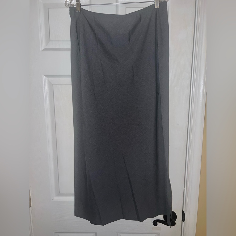 Casual Corner Charcoal Maxi Skirt 14 16